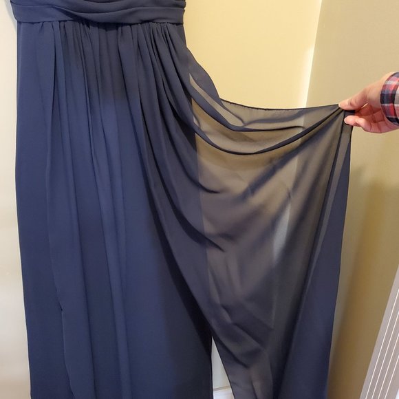 Blue Maxi Gown Size: 8 - Picture 8 of 9